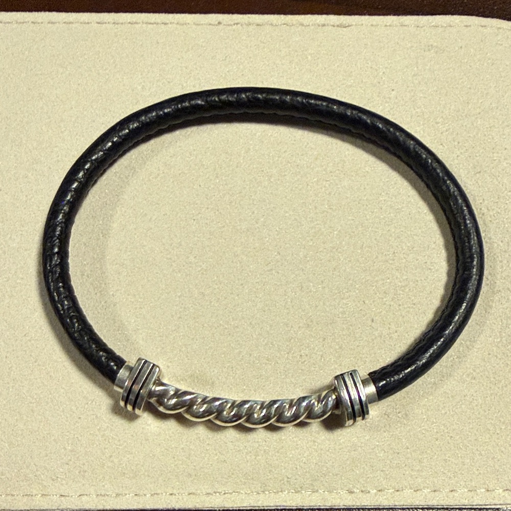 NWOT Brighton Black and Silver Bracelet for charms